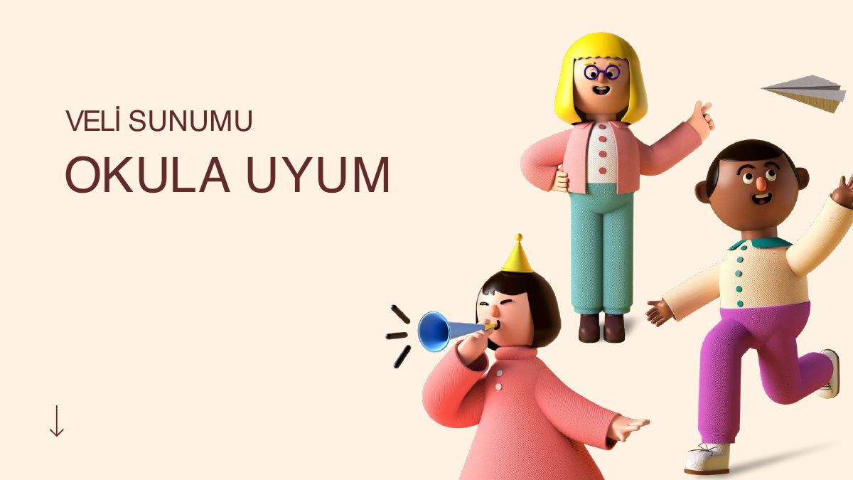 VELİ SUNUMU OKULA UYUM — gerçek ilk sayfa