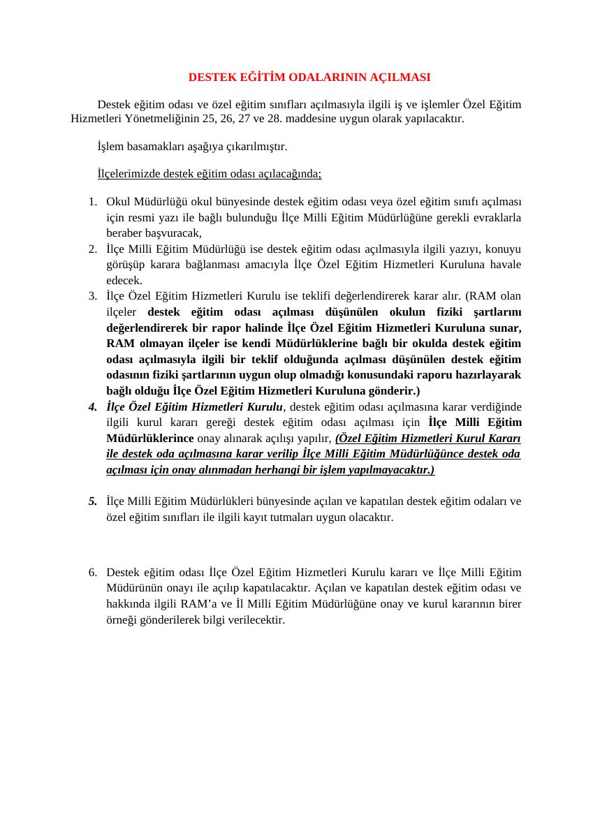 Destek Eğitim Odası Açmak İstiyorum — gerçek ilk sayfa