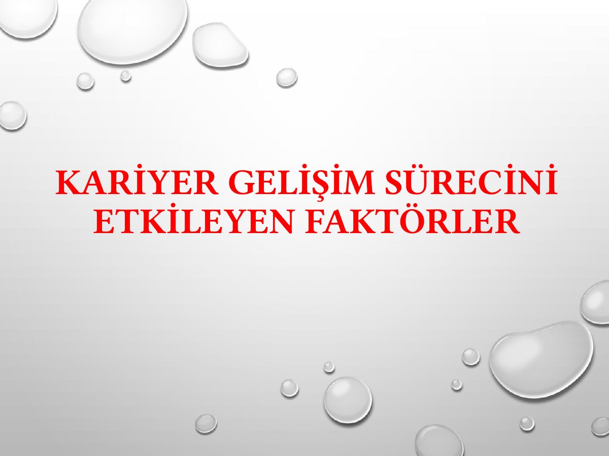 Öğretmenler için mesleki rehberlik sunusu — gerçek ilk sayfa