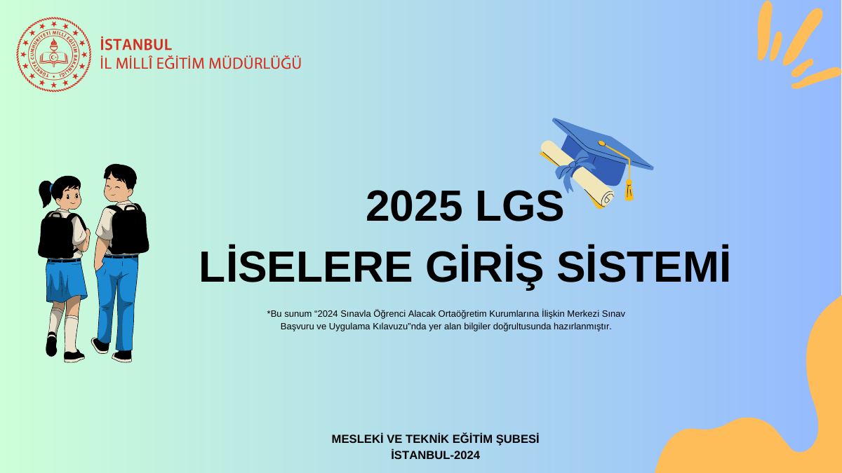 LGS Öğrenci Bilgilendirme Sunumu — gerçek ilk sayfa