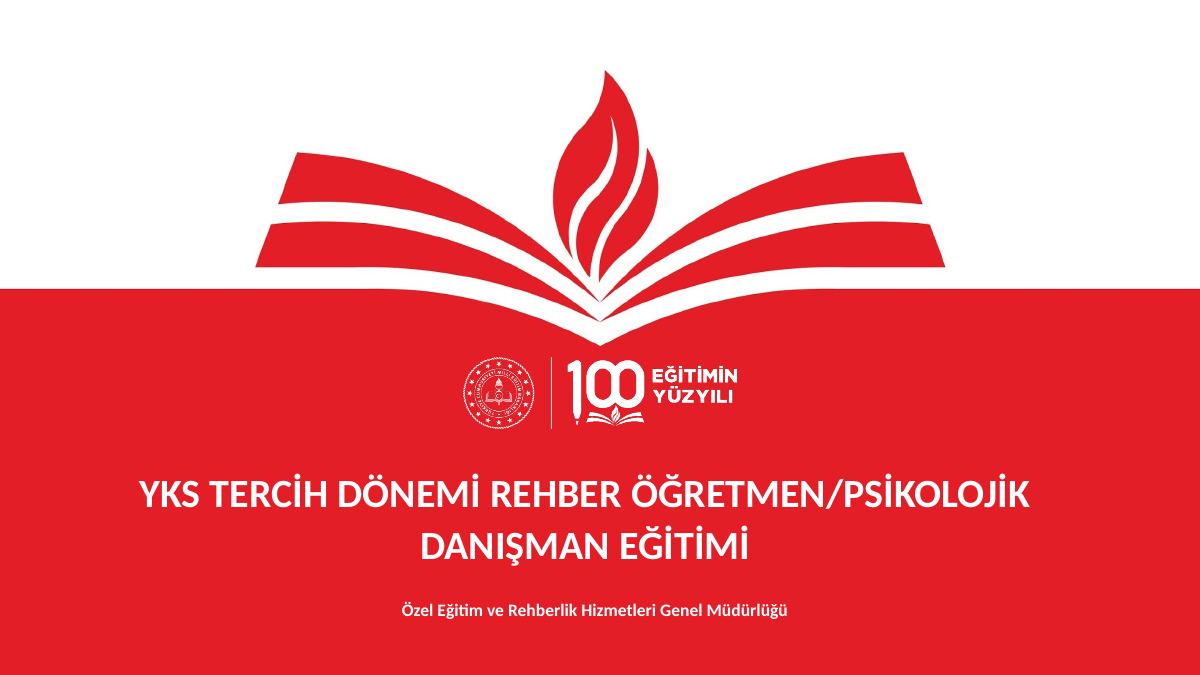 2026 YKS Tercih Danışmanlığı Sunumu — gerçek ilk sayfa