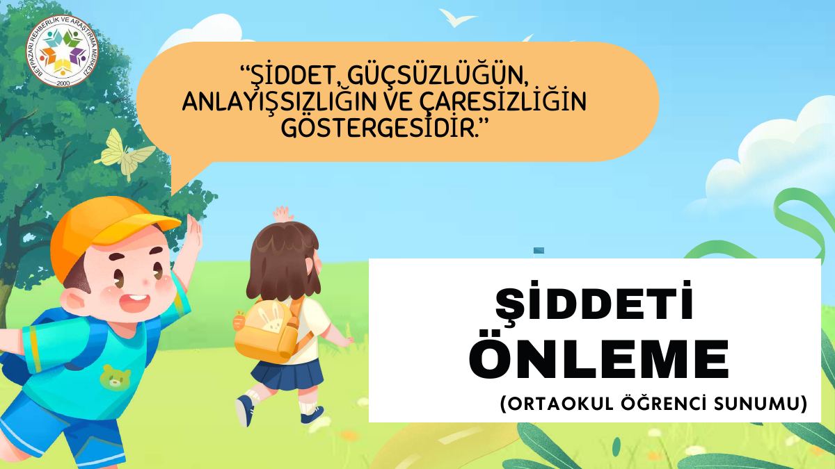 sunum akran zorbalığı ortaokul öğrenci düzeyi — gerçek ilk sayfa