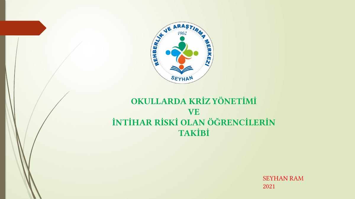 Okulda Kriz Yönetimi — gerçek ilk sayfa