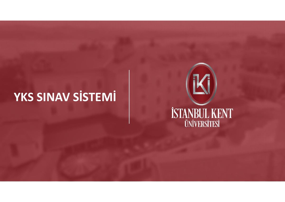 Yks Sinav Sistemi — gerçek ilk sayfa