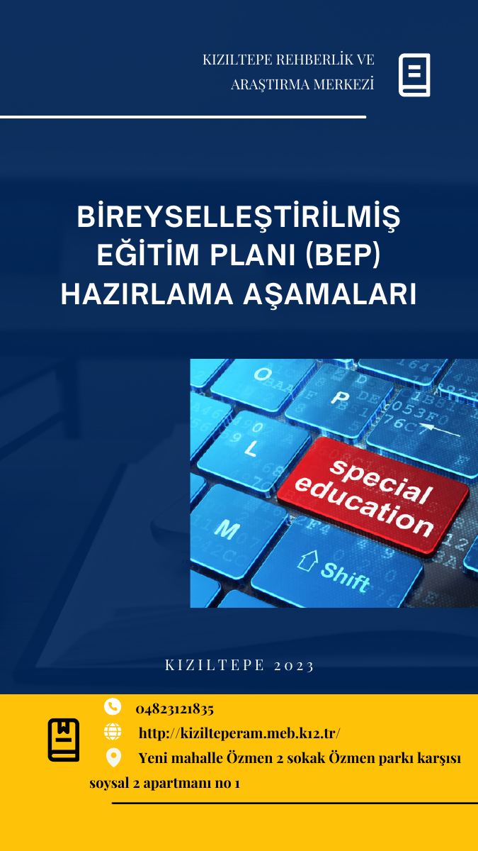 Bireyselleştirilmiş Eğitim Planı BEP Hazırlama Aşamaları — gerçek ilk sayfa