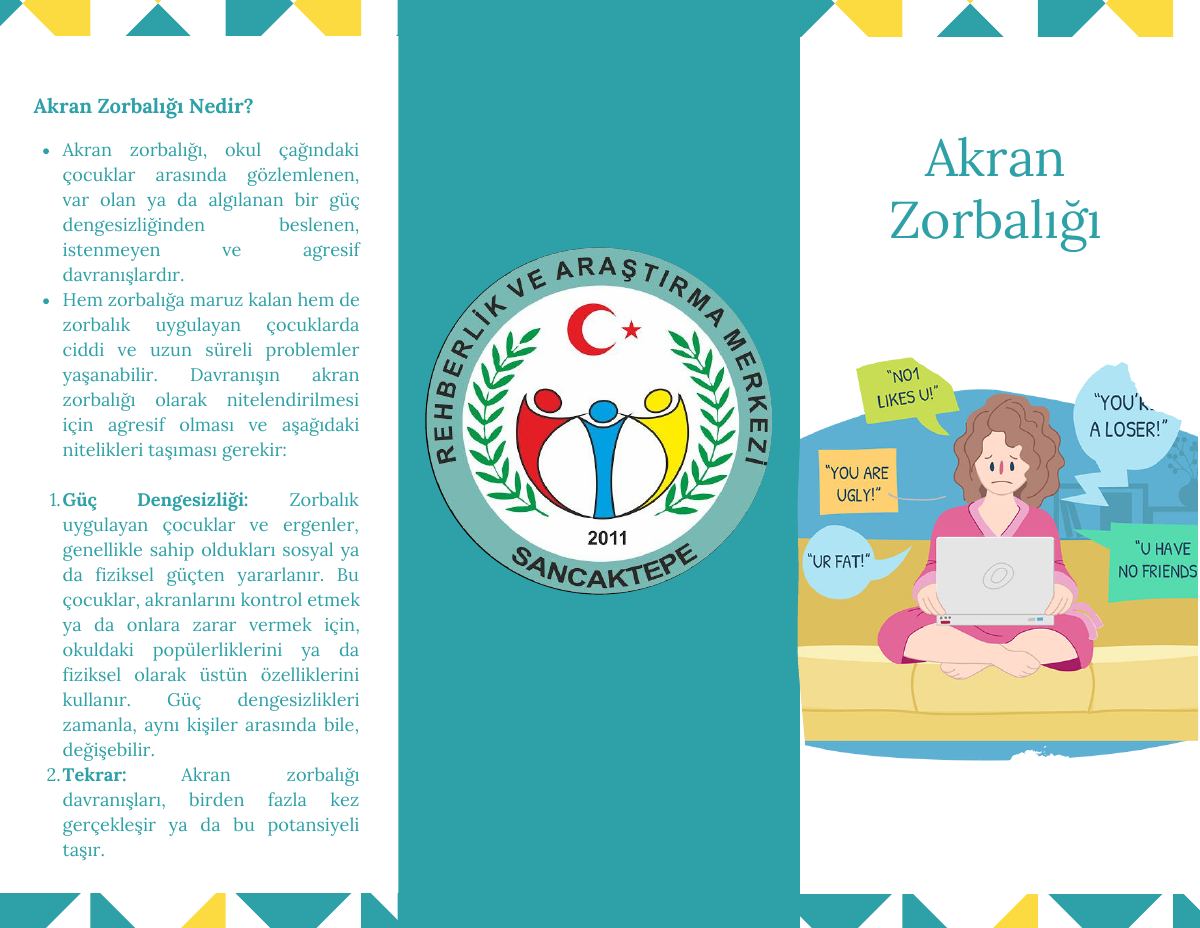 Akran Zorbalığı — gerçek ilk sayfa