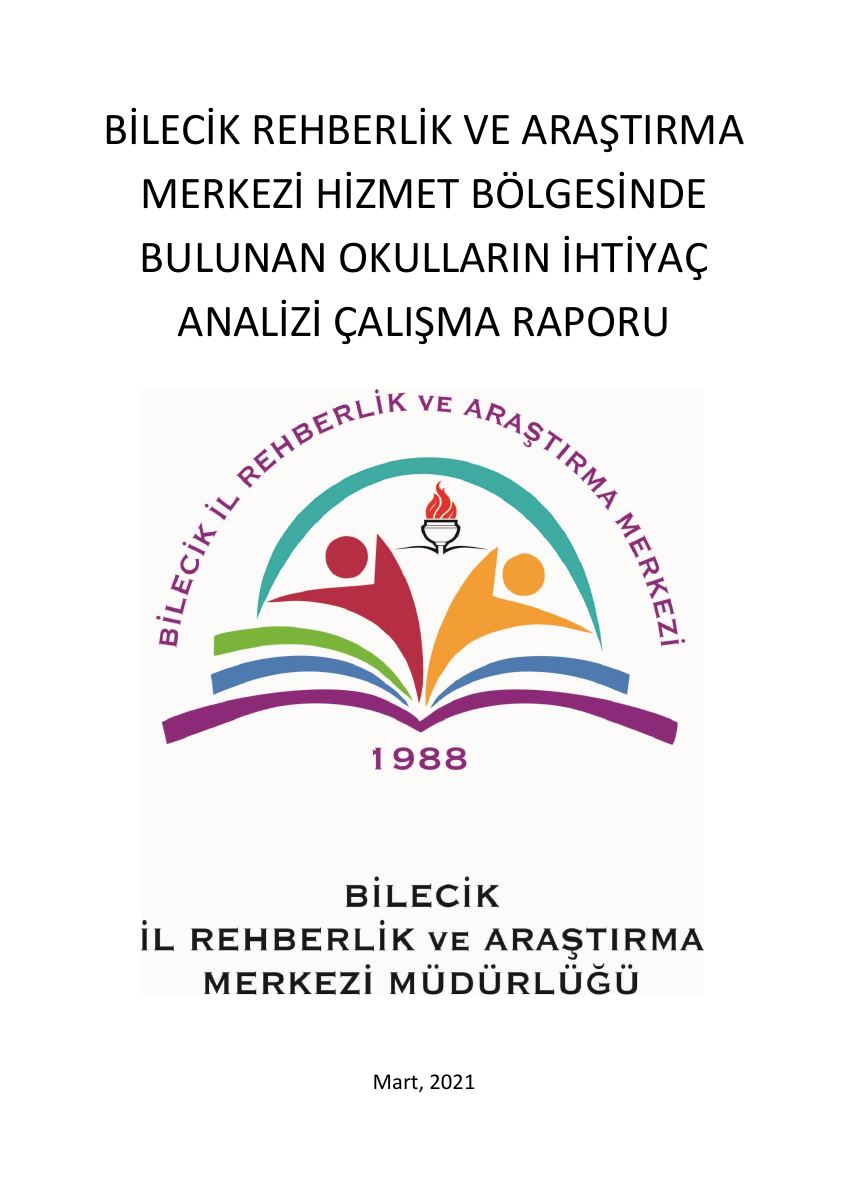 İhtiyaç Analiz Anketi Raporu — gerçek ilk sayfa