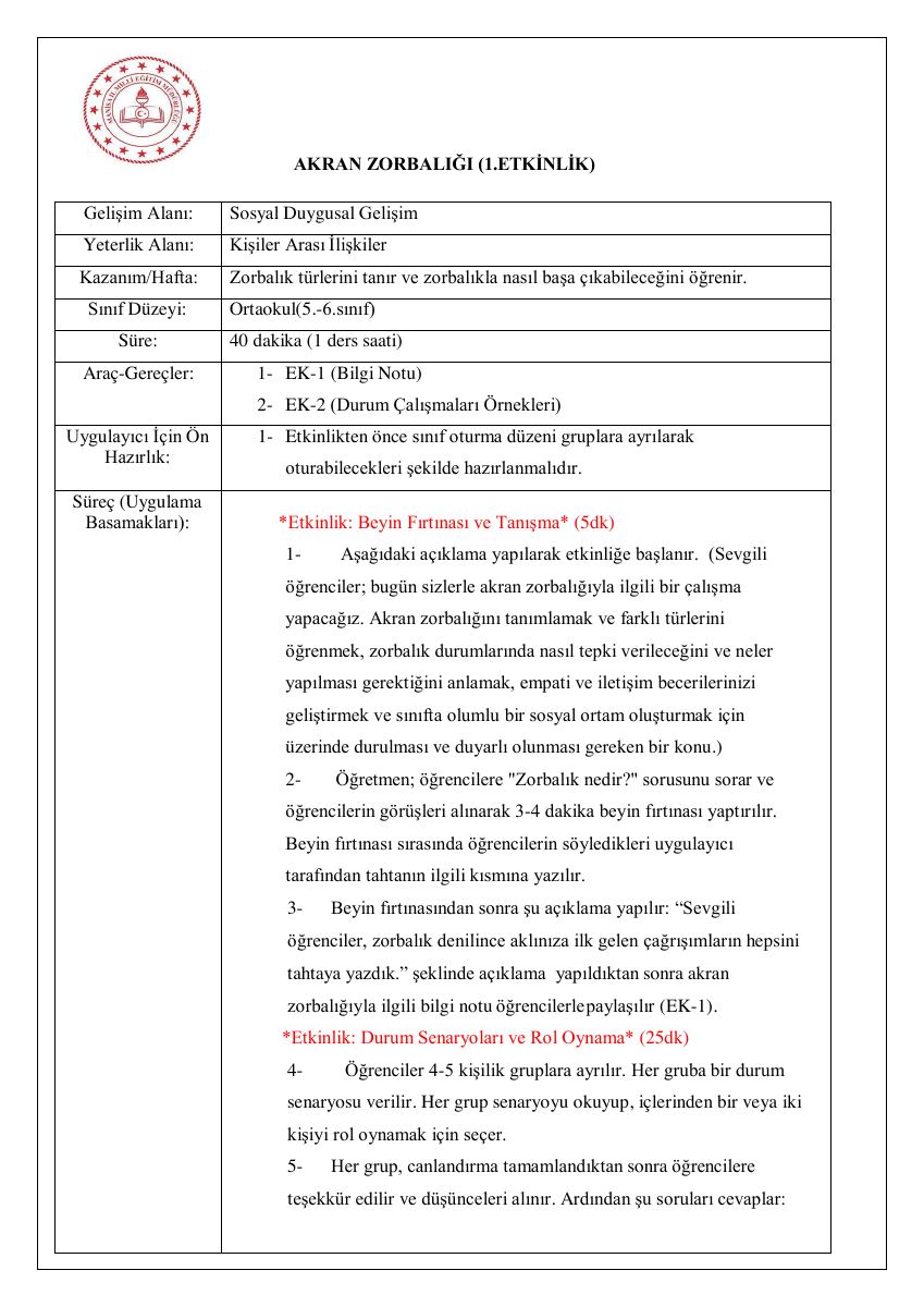AKRAN ZORBALIĞI (1.ETKİNLİK) - manisa.meb.gov.tr — gerçek ilk sayfa