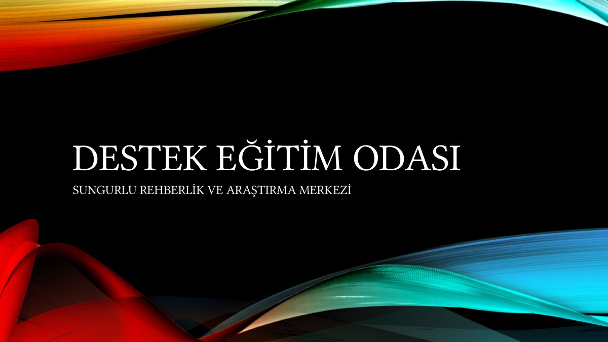 Destek Eğitim Odası — gerçek ilk sayfa