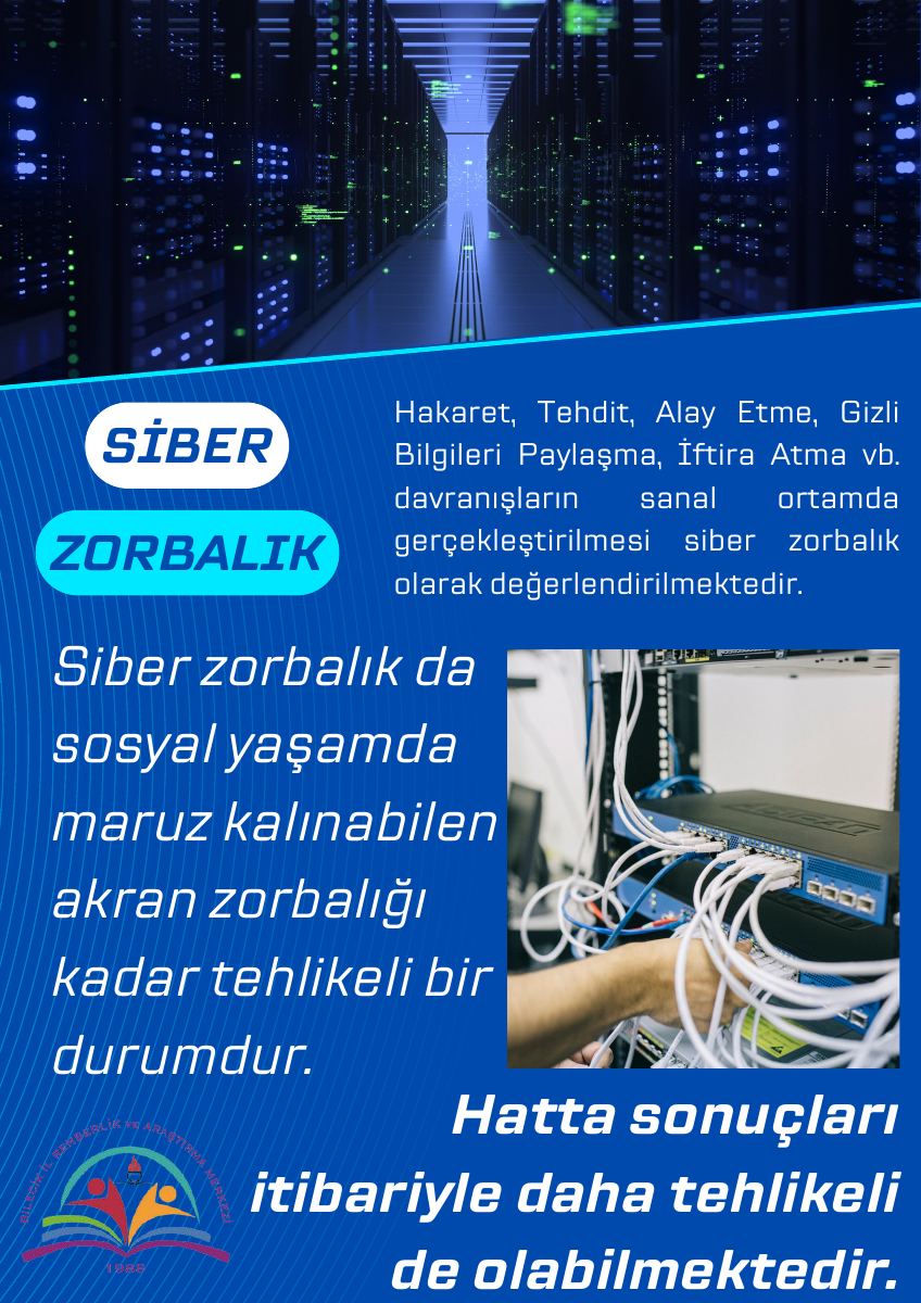 Siber Zorbalık Bilgilendirme Broşürü — gerçek ilk sayfa