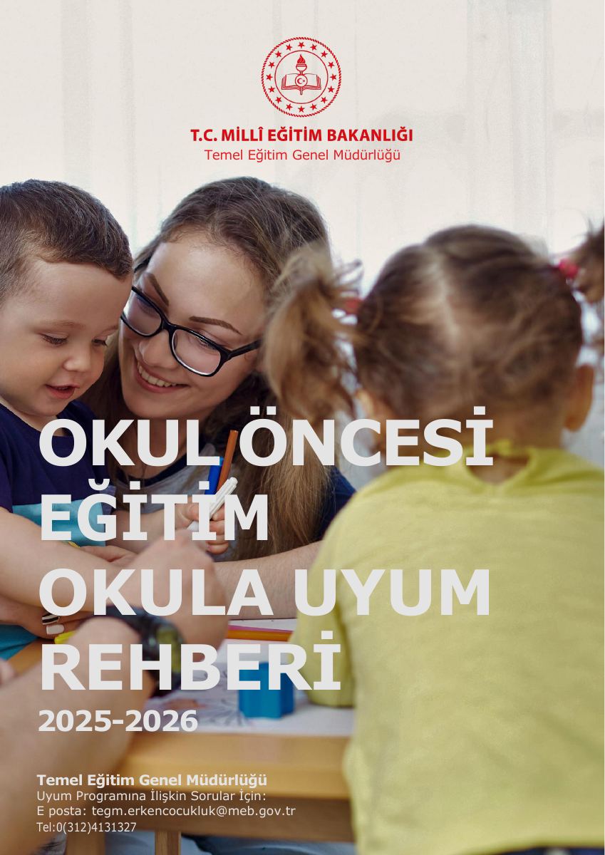 OKUL ÖNCESİ EĞİTİM OKULA UYUM REHBERİ — gerçek ilk sayfa