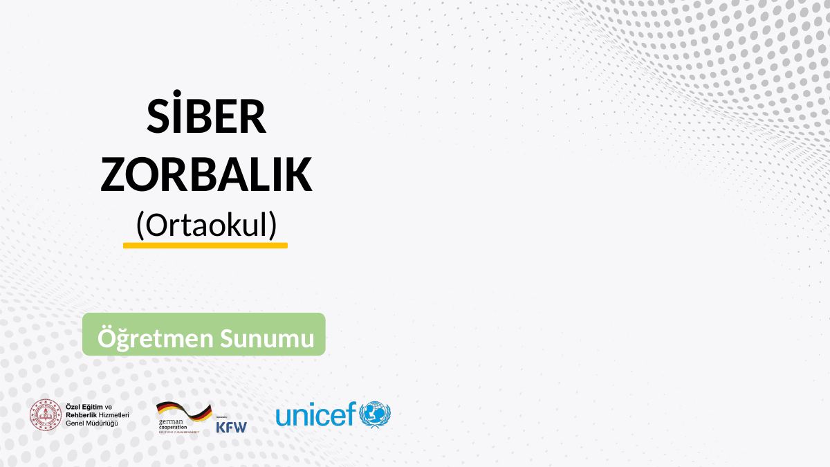 PowerPoint Presentation07124656_SIBER-ZORBALIK.pptxPPT - Zorbalığın Yeni Türü: Siber Zorbalık PowerPoint ... — gerçek ilk sayfa