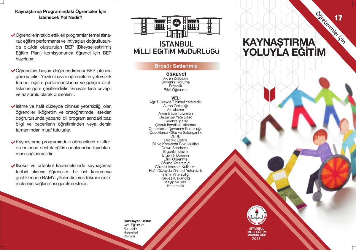 Kaynaştırma Yoluyla Eğitim — gerçek ilk sayfa