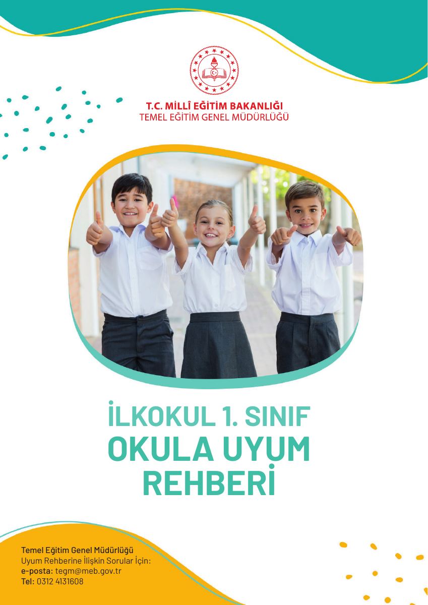 İlkokul 1. Sinif Okula Uyum Rehberi — gerçek ilk sayfa