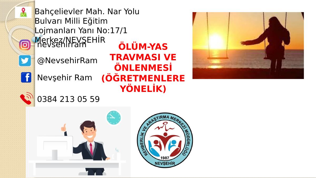 PSD Programı Ölüm-Yas — gerçek ilk sayfa