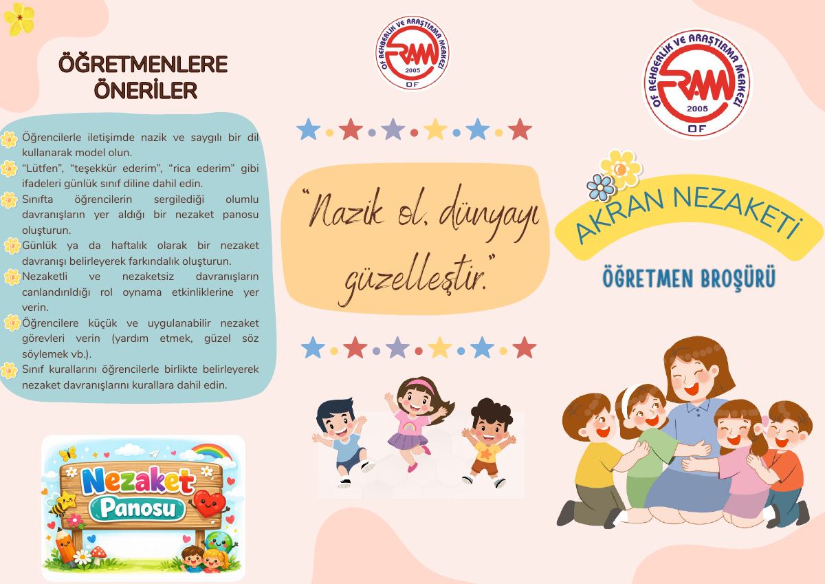 akran nezaketi ogretmen brosuru — gerçek ilk sayfa