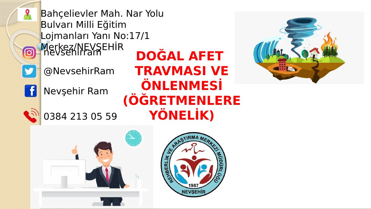 PSD Programı Doğal Afet — gerçek ilk sayfa