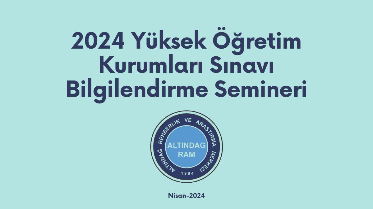 YKS ÖĞRENCİ SUNUMU 2024 — gerçek ilk sayfa
