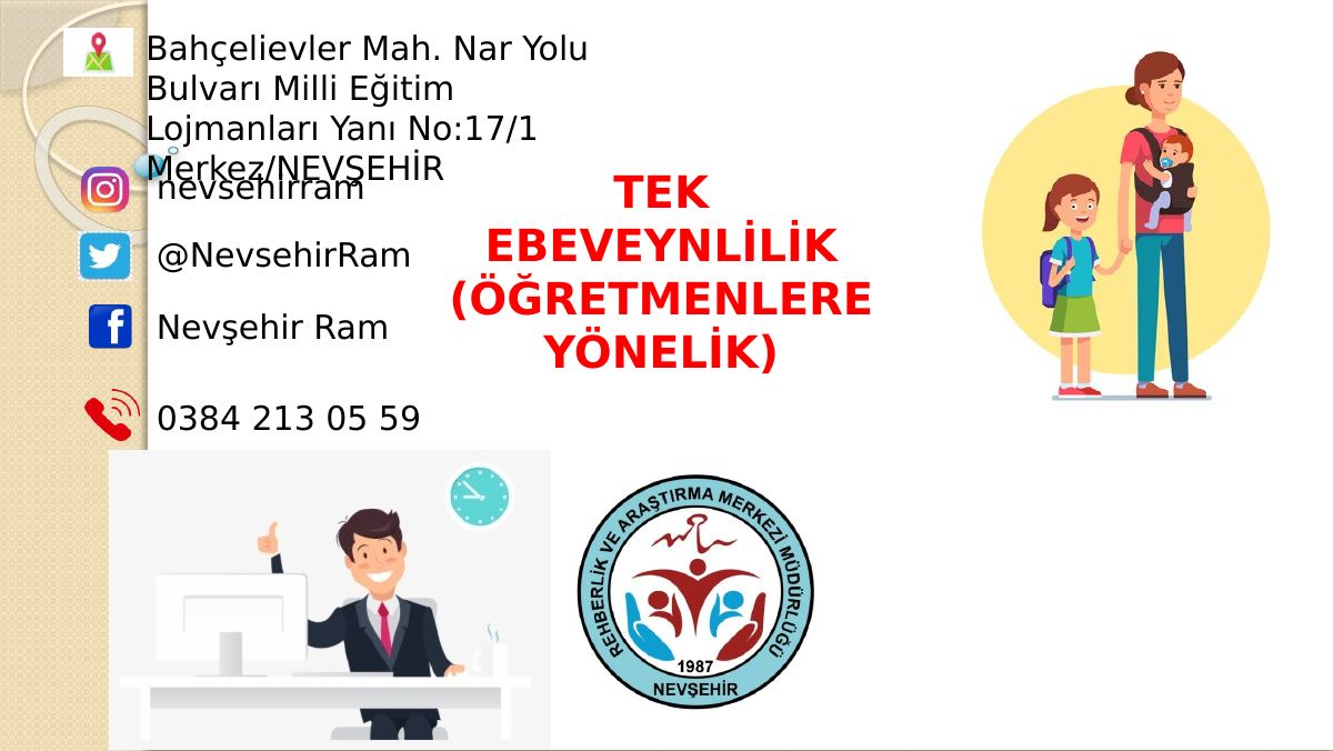 Tek Ebeveynlilik — gerçek ilk sayfa