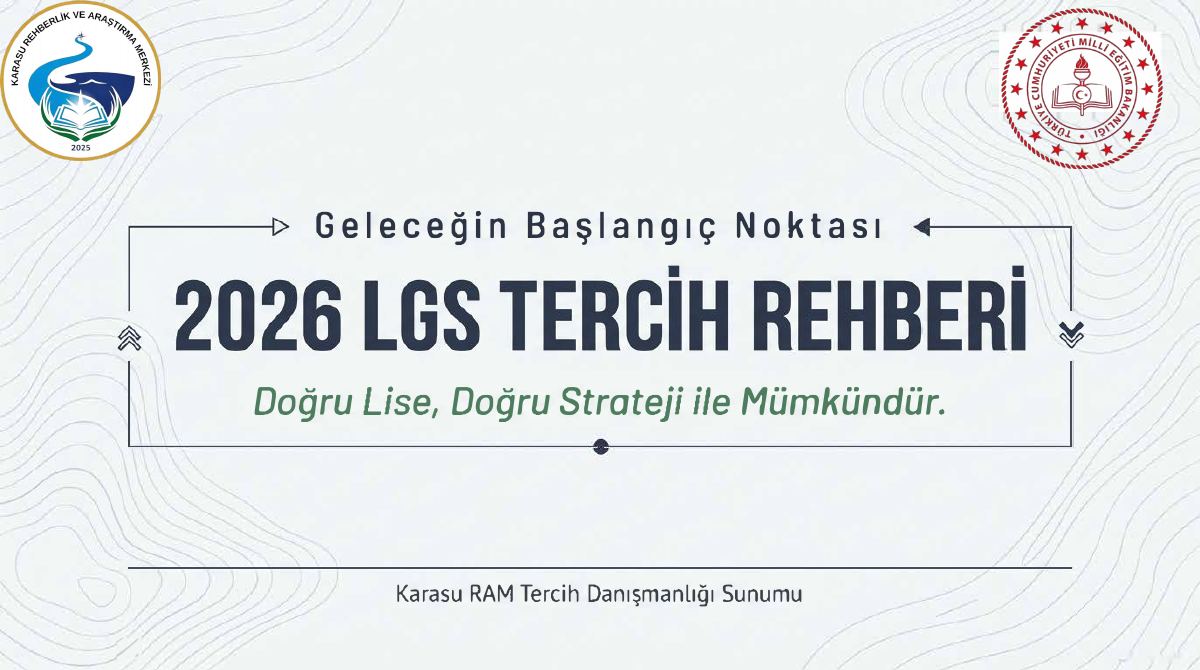 LGS Tercih Danışmanlığı Sunumu — gerçek ilk sayfa