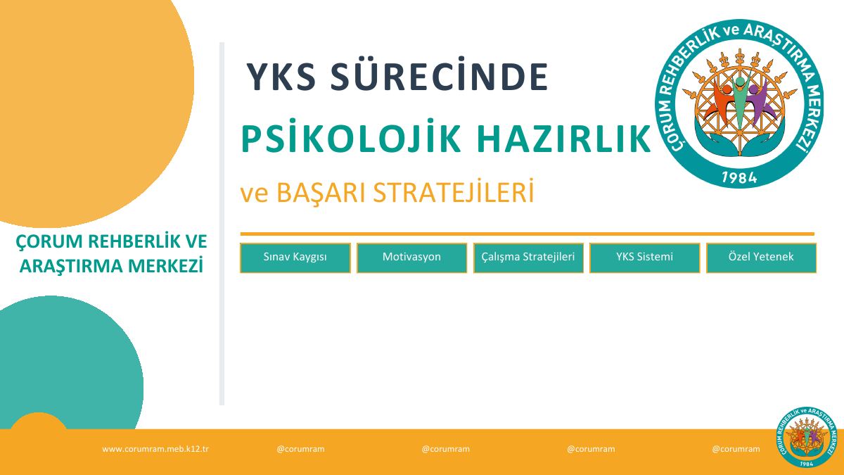 YKS Sürecinde Psikolojik Hazırlık ve Başarı Stratejileri · Sınav Kaygısı, Motivasyon ve Çalışma Stratejileri · 2026 — gerçek ilk sayfa