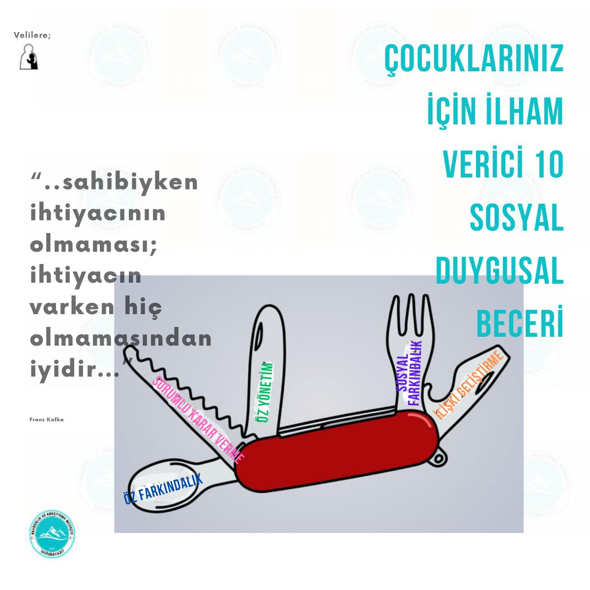 Çocukların Sosyal Duygusal Beceri Gelişiminde Öneriler · Veli İçeriği — gerçek ilk sayfa