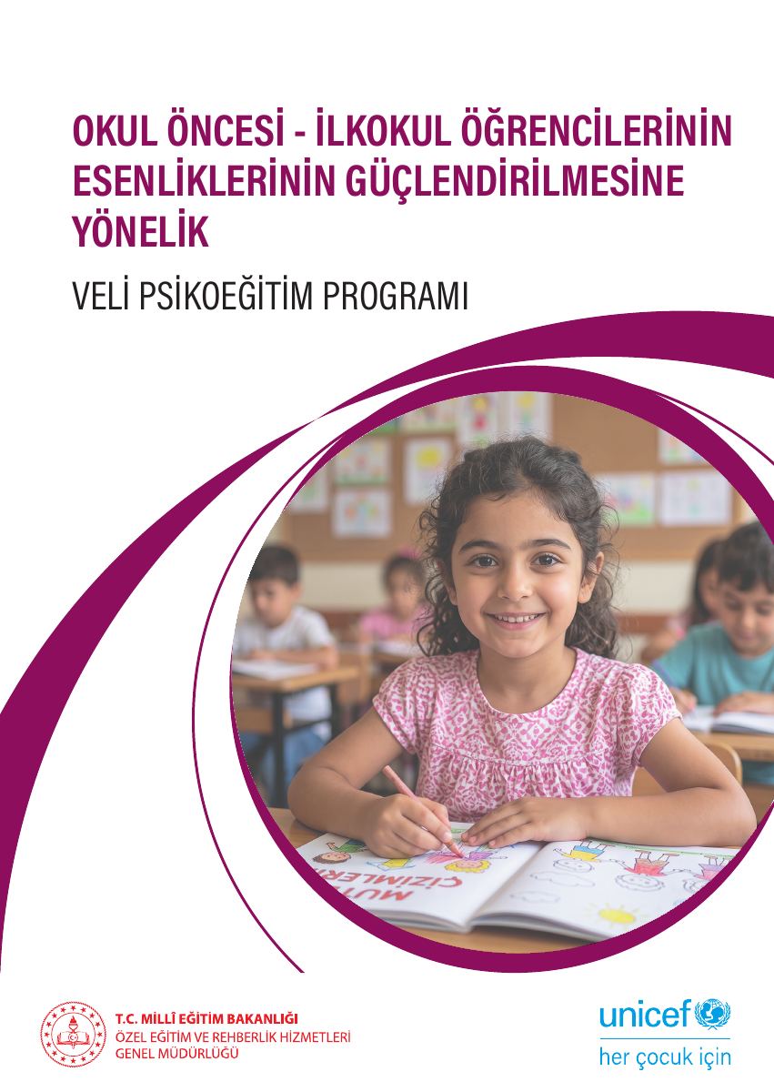 Esenliği Güçlendirme – Aile Psikoeğitim Programı · Okul öncesi / İlkokul — gerçek ilk sayfa