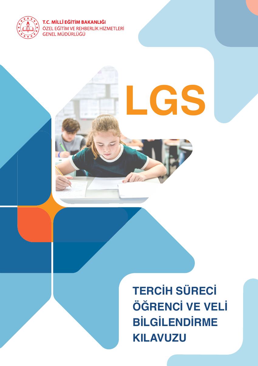 LGS Tercih Süreci · Öğrenci ve Veli Bilgilendirme Kılavuzu · 2026 — gerçek ilk sayfa