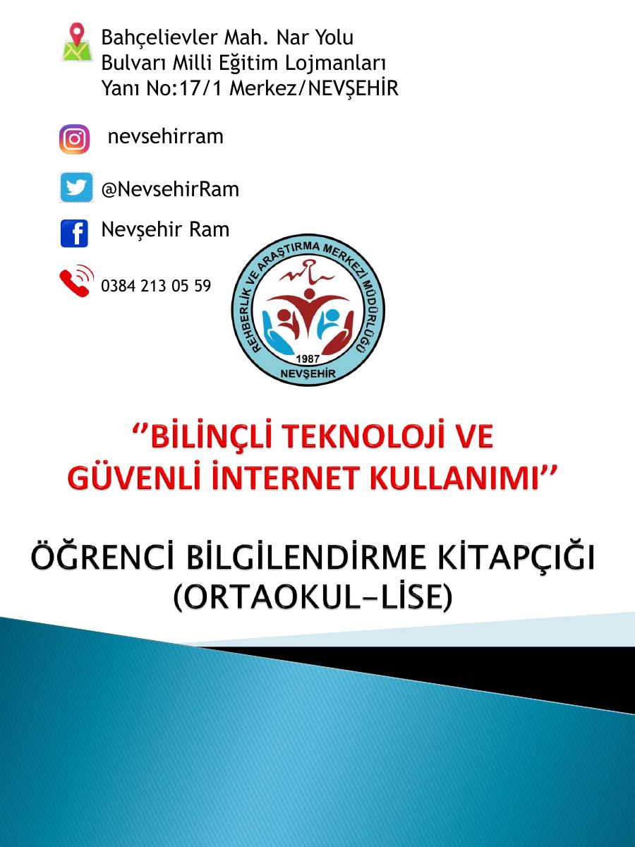 nevsehir-ogrenci-guvenli-internet-kitapcigi — belgenin gerçek ilk sayfa önizlemesi