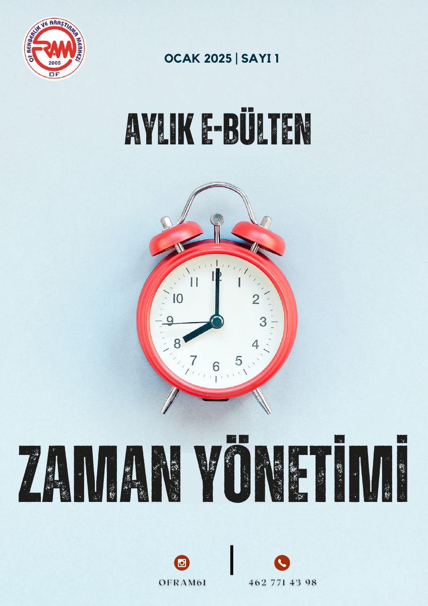 Zaman Yönetimi · E-Bülten — gerçek ilk sayfa