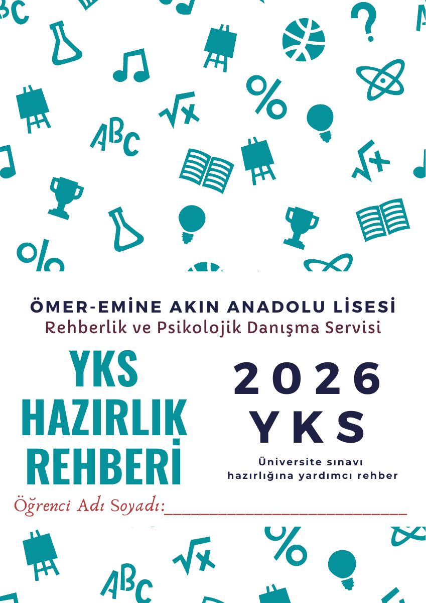YKS Öğrenci Rehberi 2026 · Çalışma Takvimi, Konular, Programlar ve Tercih Kaynakları — gerçek ilk sayfa