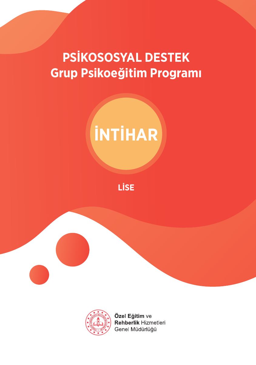 İntihar Girişimi · Lise Grup Psikoeğitim Programı — gerçek ilk sayfa