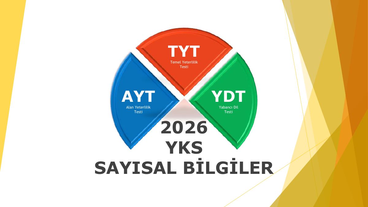 2026 YKS · Sınav Sonuçlarına İlişkin Sayısal Bilgiler — gerçek ilk sayfa