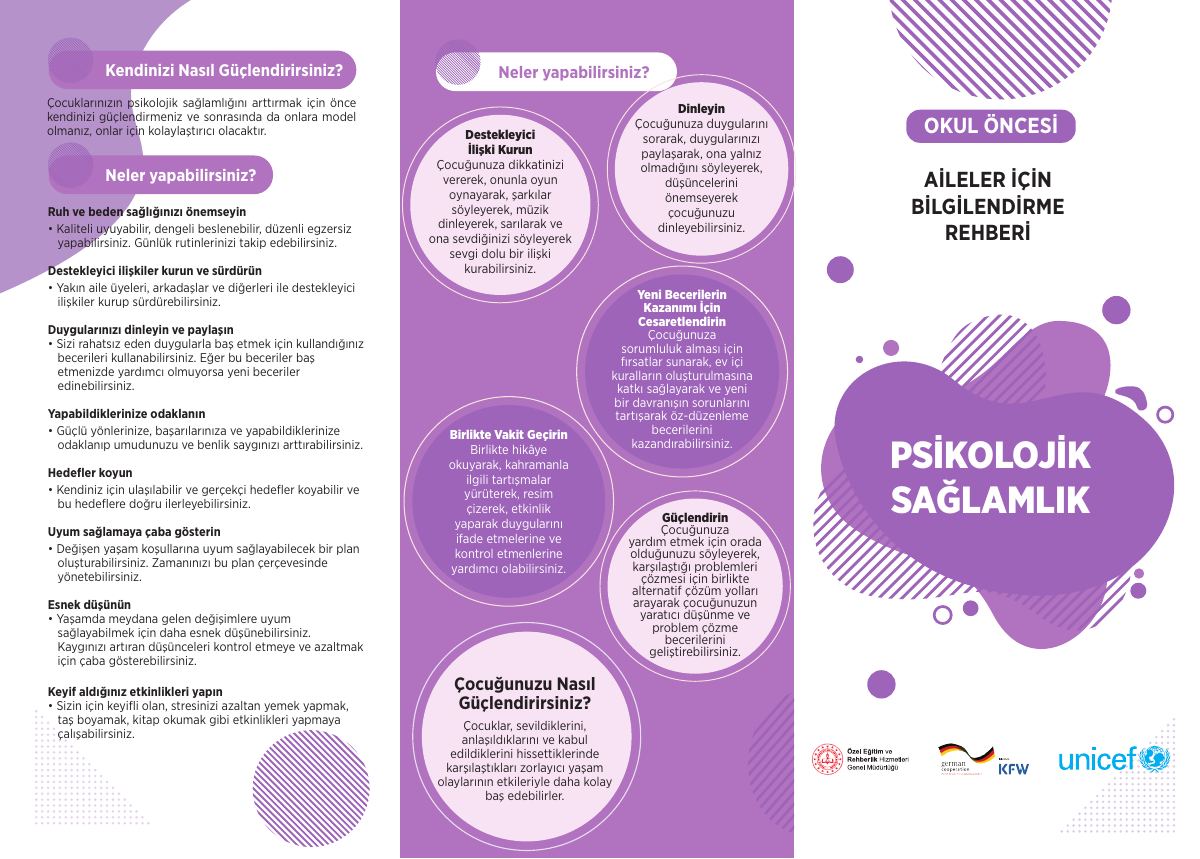 Psikolojik Sağlamlık Veli Broşürü – Okul Öncesi — gerçek ilk sayfa